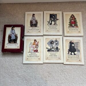 Vintage American Girl Samantha Book Set Pleasant Company 6 Books + Box 1990s